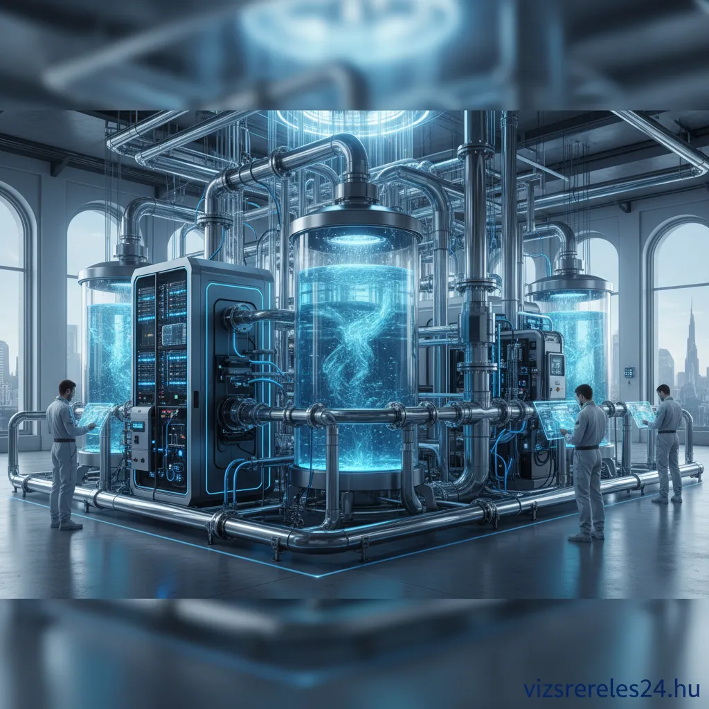 A Víznyomás petascale system működés közben